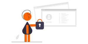 Grafik zur Visualisierung von sicherem Datenhosting.
